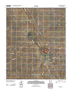 Woodruff 2011 topographic map thumbnail