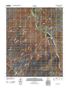 Wupatki SE 2011 topographic map thumbnail