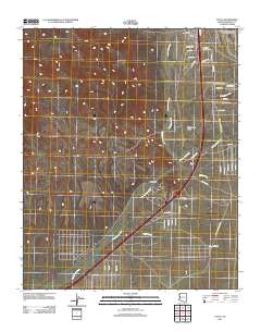 Yucca 2011 topographic map thumbnail