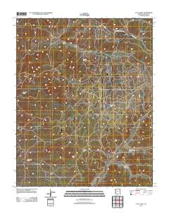 Yucca Hill 2011 topographic map thumbnail