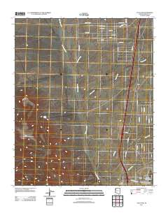 Yucca NW 2011 topographic map thumbnail