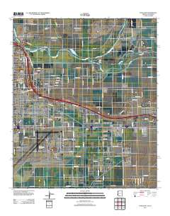 Yuma East 2011 topographic map thumbnail