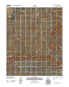 Begashibito Canyon 2011 topographic map thumbnail