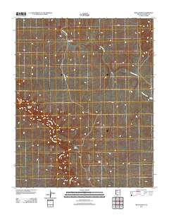 Box K Ranch 2011 topographic map thumbnail