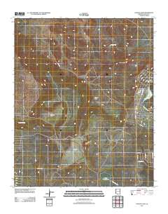 Concho Lake 2011 topographic map thumbnail