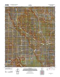 Coyote Hills 2011 topographic map thumbnail
