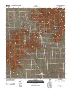 Cunningham Pass 2011 topographic map thumbnail