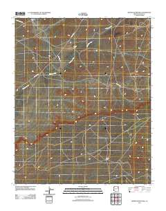 Dipping Water Well 2011 topographic map thumbnail