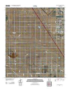 Gila Butte NW 2011 topographic map thumbnail
