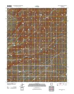 John Daw Mesa 2011 topographic map thumbnail