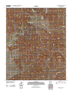 Malpais Mesa NE 2011 topographic map thumbnail