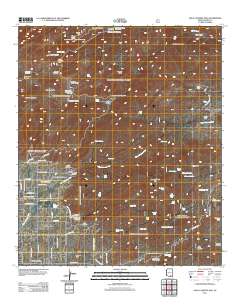 Agua Caliente Hill 2011 topographic map thumbnail