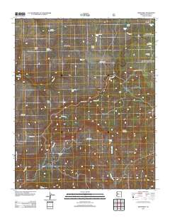 Behm Mesa 2012 topographic map thumbnail