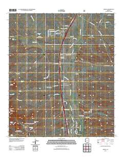 Amado 2012 topographic map thumbnail
