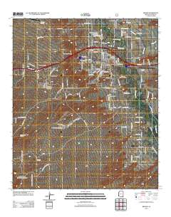 Benson 2012 topographic map thumbnail