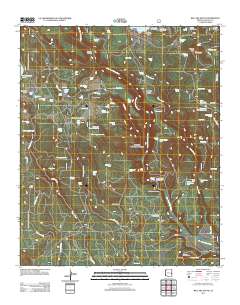 Big Lake South 2011 topographic map thumbnail