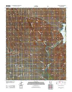 Bartlett Dam 2011 topographic map thumbnail