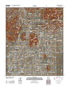 Cave Creek 2011 topographic map thumbnail