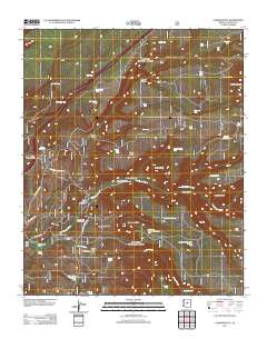 Casner Butte 2011 topographic map thumbnail