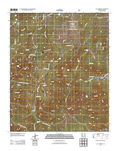 Clay Springs 2011 topographic map thumbnail
