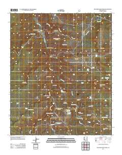 Buzzard Roost Mesa 2011 topographic map thumbnail
