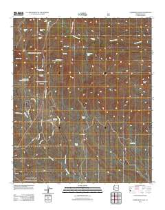 Cammerman Wash 2011 topographic map thumbnail