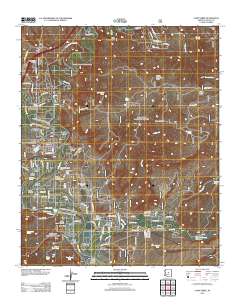 Camp Verde 2012 topographic map thumbnail