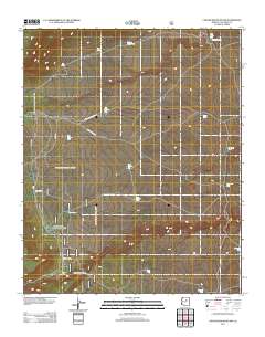 Chavez Mountain NW 2011 topographic map thumbnail