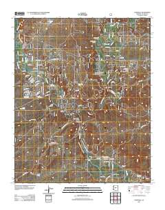 Cornville 2012 topographic map thumbnail