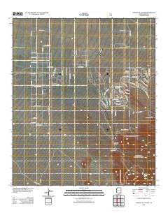 Corona De Tucson 2012 topographic map thumbnail
