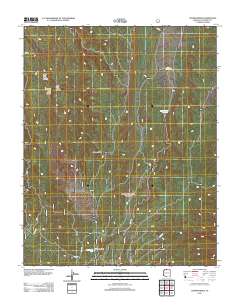 Cooper Ridge 2012 topographic map thumbnail