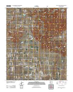 Chino Valley North 2012 topographic map thumbnail
