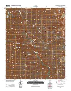 Copperplate Gulch 2011 topographic map thumbnail