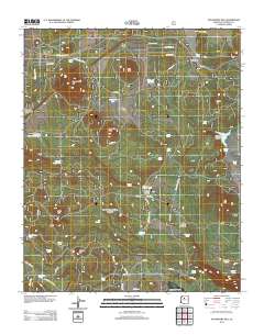 Davenport Hill 2012 topographic map thumbnail