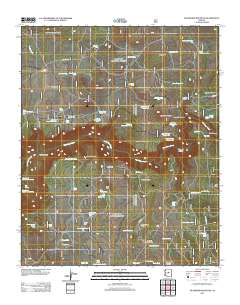 Buckhorn Mountain 2011 topographic map thumbnail