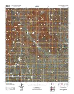 Galleta Flat West 2011 topographic map thumbnail