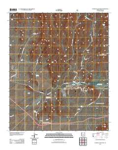 Florence Junction 2011 topographic map thumbnail