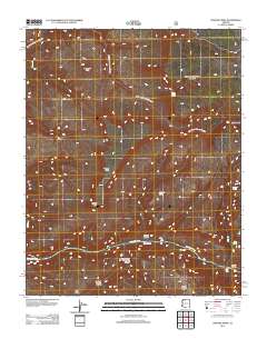 Fishtail Mesa 2012 topographic map thumbnail