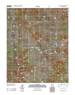 Hearst Mountain 2012 topographic map thumbnail