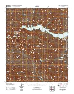 Horse Mesa Dam 2011 topographic map thumbnail
