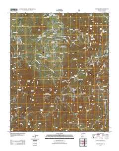 Groom Creek 2012 topographic map thumbnail
