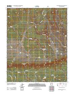 Grandview Point NE 2012 topographic map thumbnail