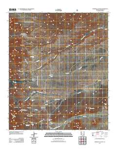 Harrison Canyon 2011 topographic map thumbnail