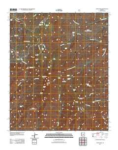 Four Peaks 2011 topographic map thumbnail