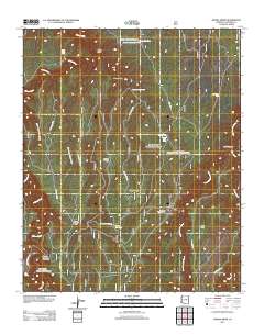 Grama Draw 2011 topographic map thumbnail
