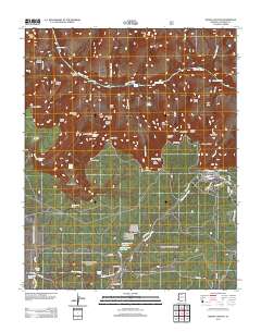 Grand Canyon 2012 topographic map thumbnail