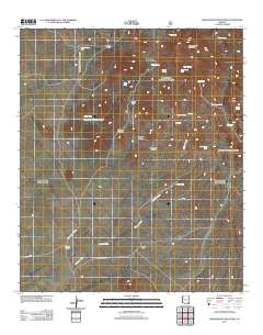 Greasewood Mountain 2011 topographic map thumbnail