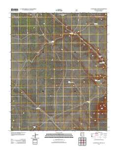 Lockwood Canyon 2012 topographic map thumbnail