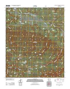 Hannagan Meadow 2011 topographic map thumbnail