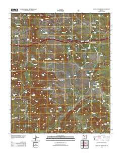 McLellan Reservoir 2012 topographic map thumbnail